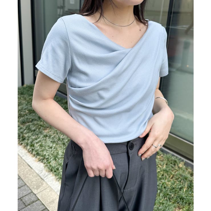 ドレープリブＴシャツ | RANAN | 詳細画像7 