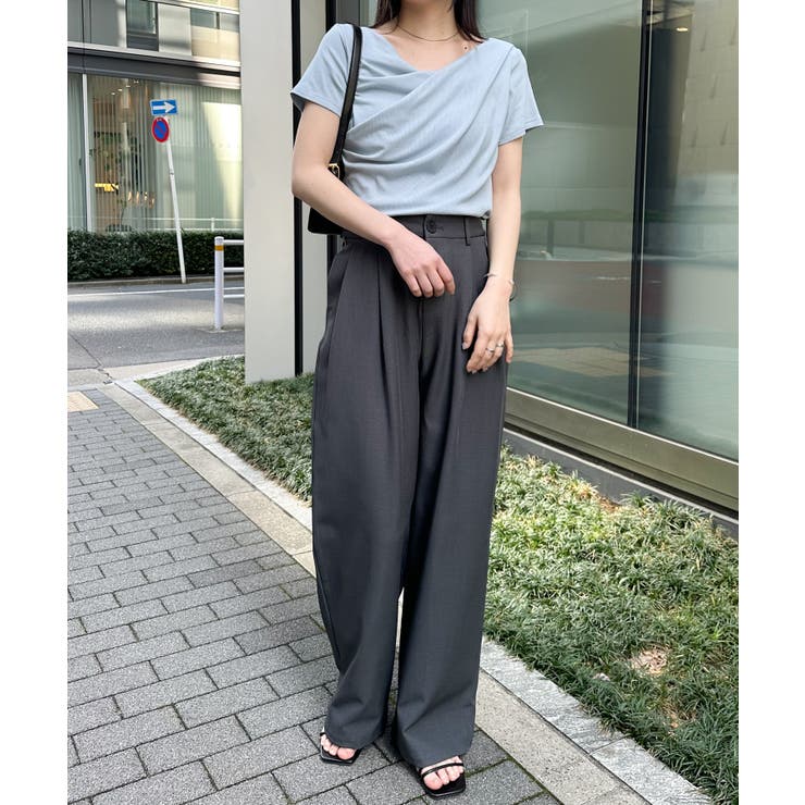 ドレープリブＴシャツ | RANAN | 詳細画像8 