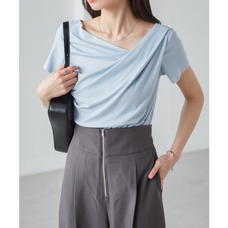 ドレープリブＴシャツ | RANAN | 詳細画像9 