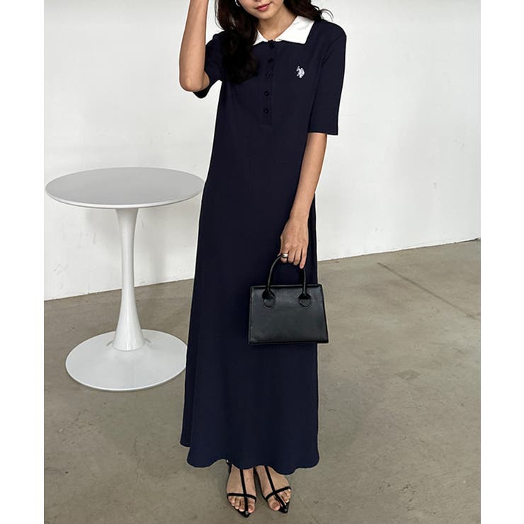 ＜Ｕ．Ｓ．Ｐ＞ポロ衿リブワンピース | RANAN | 詳細画像10 