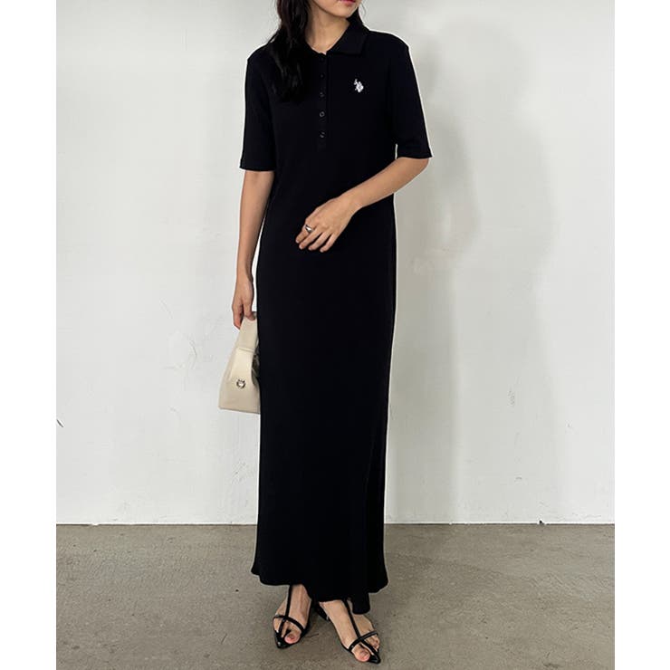 ＜Ｕ．Ｓ．Ｐ＞ポロ衿リブワンピース | RANAN | 詳細画像2 