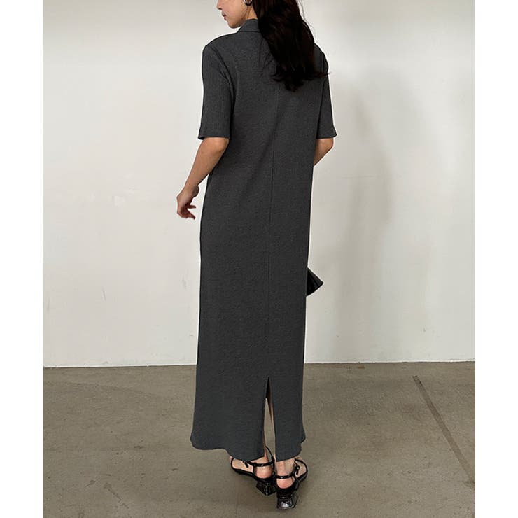 ＜Ｕ．Ｓ．Ｐ＞ポロ衿リブワンピース | RANAN | 詳細画像7 