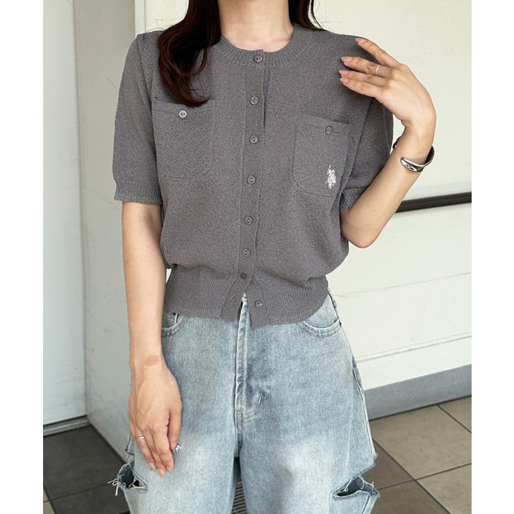 ＜U.S.POLO ASSN.＞コンパクトニットカーデ | RANAN | 詳細画像19 