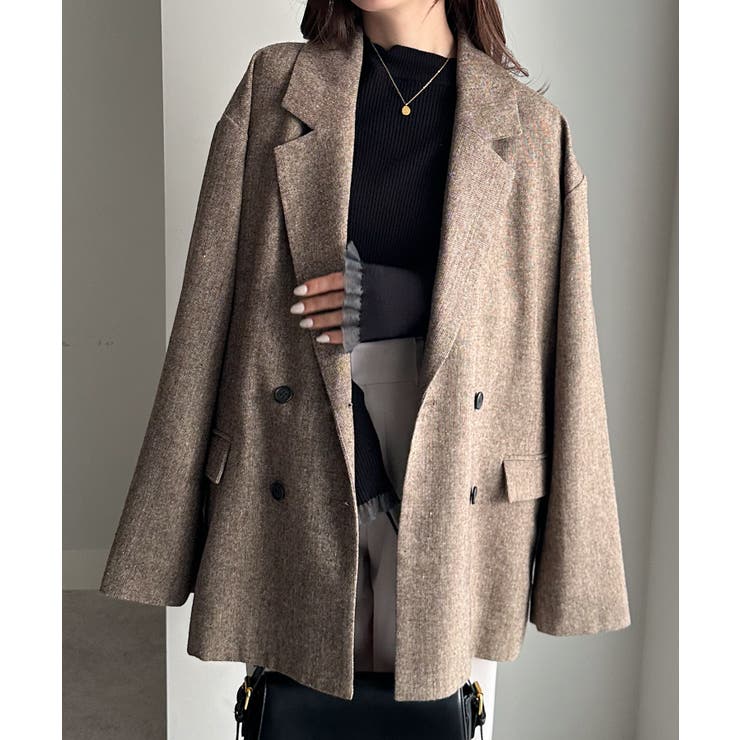 ダブルテーラードツイードジャケット | RANAN | 詳細画像13 