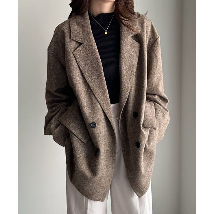 ダブルテーラードツイードジャケット | RANAN | 詳細画像14 