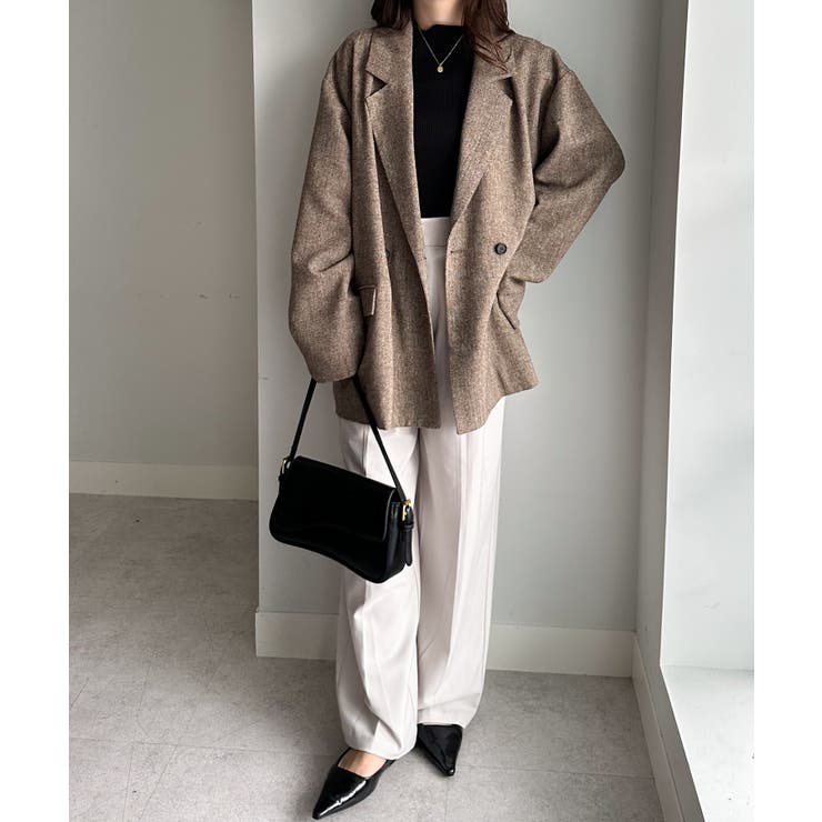 ダブルテーラードツイードジャケット | RANAN | 詳細画像16 