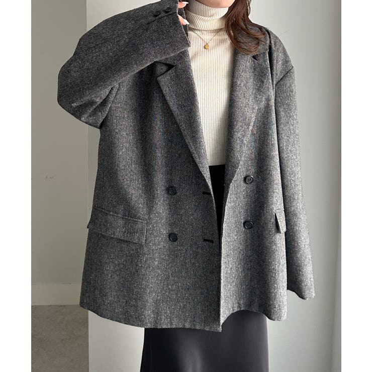 ダブルテーラードツイードジャケット | RANAN | 詳細画像18 