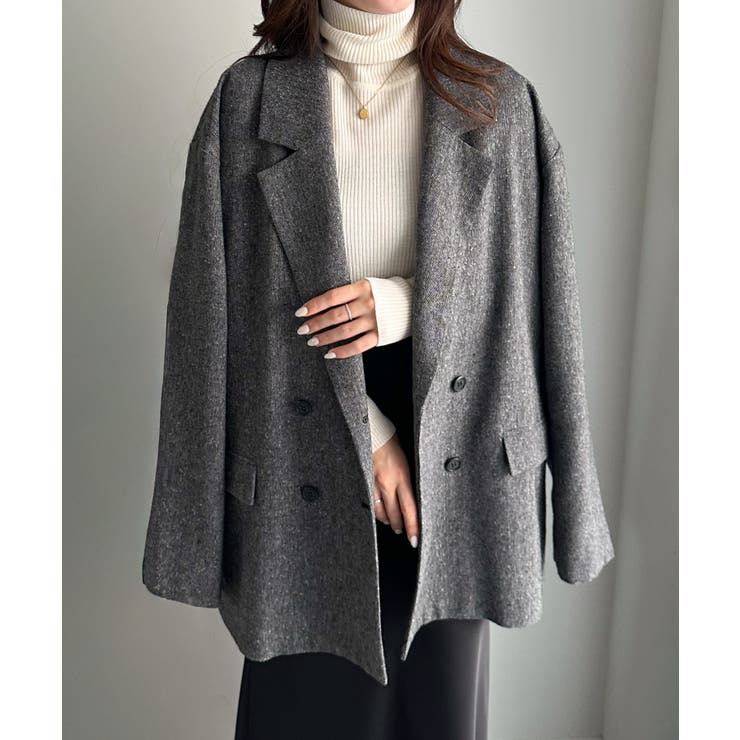 ダブルテーラードツイードジャケット | RANAN | 詳細画像21 