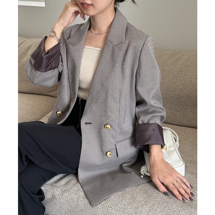 ゴールドボタンＷテーラードジャケット | RANAN | 詳細画像11 