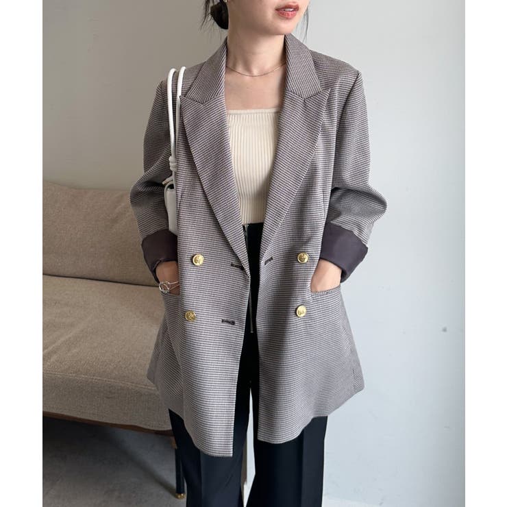 ゴールドボタンＷテーラードジャケット | RANAN | 詳細画像13 