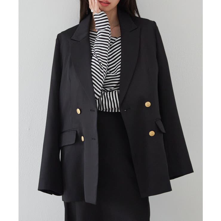 ゴールドボタンＷテーラードジャケット | RANAN | 詳細画像18 