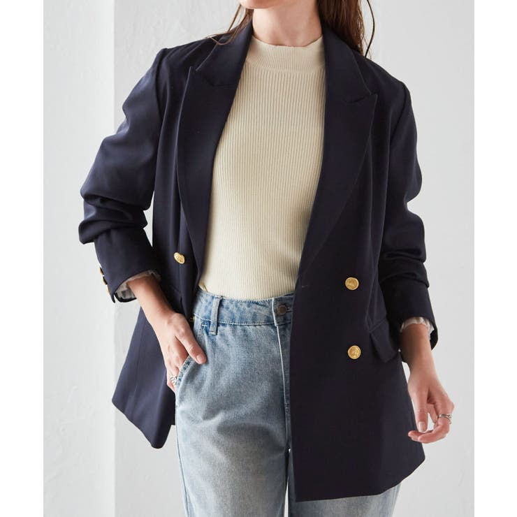 ゴールドボタンＷテーラードジャケット | RANAN | 詳細画像4 