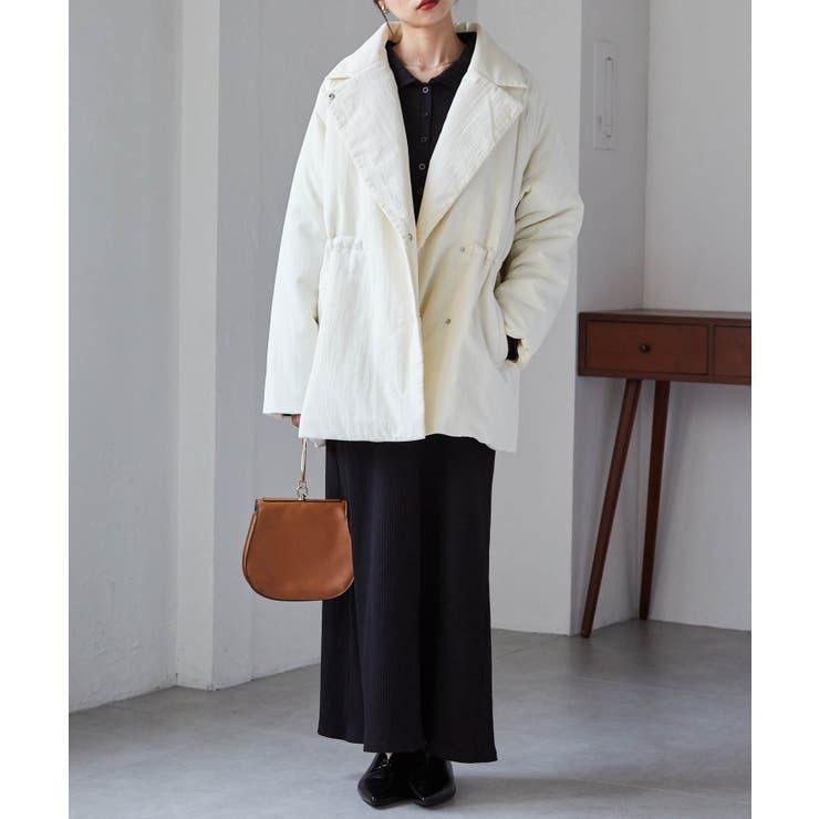 テーラードカラー中わたジャケット | RANAN | 詳細画像5 