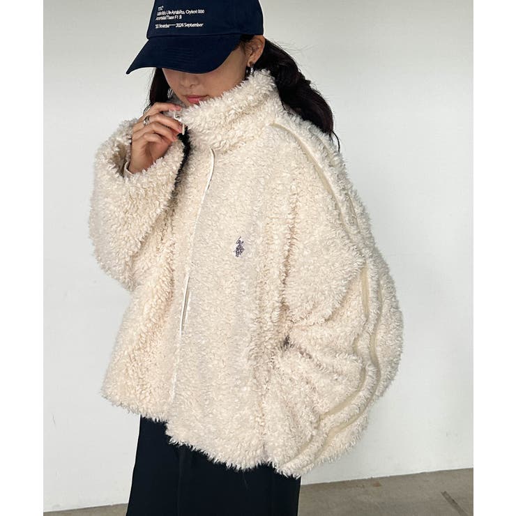 U．S．P＞刺繍ボアブルゾン[品番：RANW0000070]｜RANAN（ラナン）の