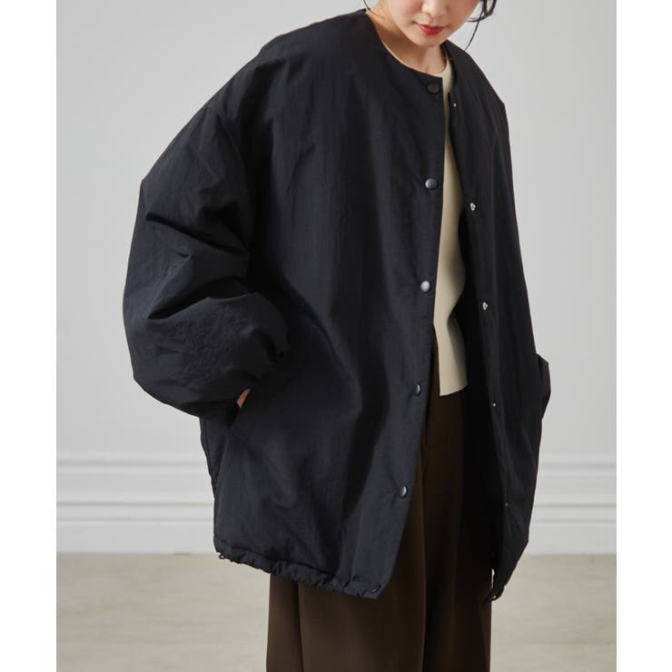 ノーカラーオーバーサイズ中わたブルゾン | RANAN | 詳細画像5 