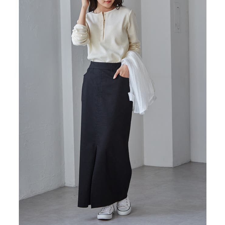 ヘンリーネックワッフルロンＴ | RANAN | 詳細画像21 