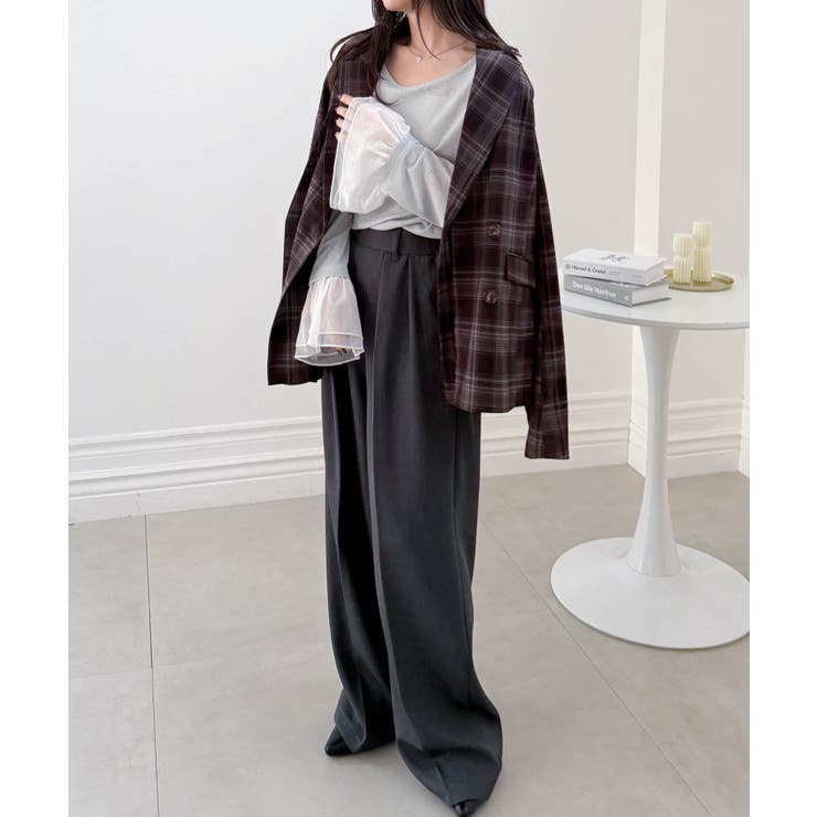 フレアーチュール袖スラブシアーＴ | RANAN | 詳細画像17 