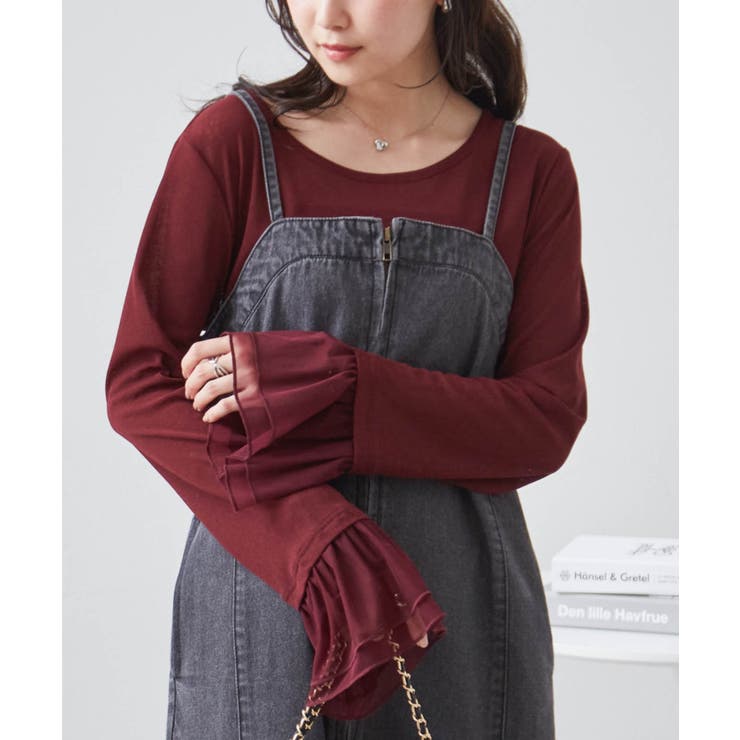 フレアーチュール袖スラブシアーＴ | RANAN | 詳細画像22 