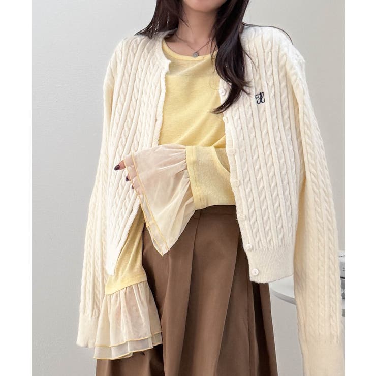 フレアーチュール袖スラブシアーＴ | RANAN | 詳細画像35 