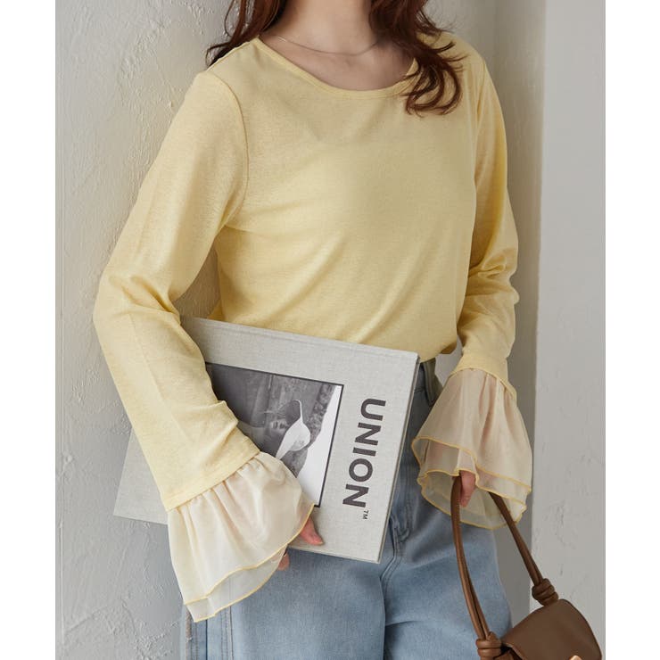 フレアーチュール袖スラブシアーＴ | RANAN | 詳細画像37 