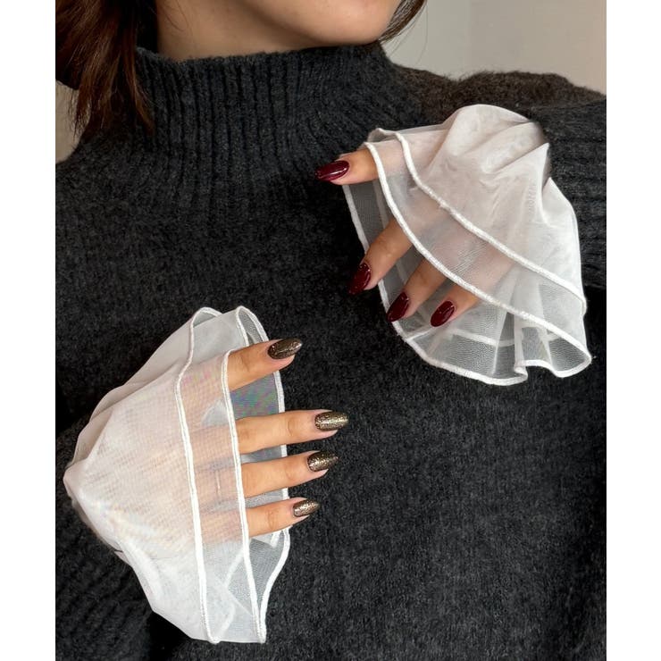 フレアーチュール袖スラブシアーＴ | RANAN | 詳細画像5 