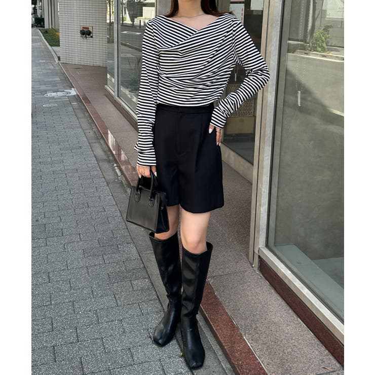 ドレープオフショルリブロンＴ | RANAN | 詳細画像24 