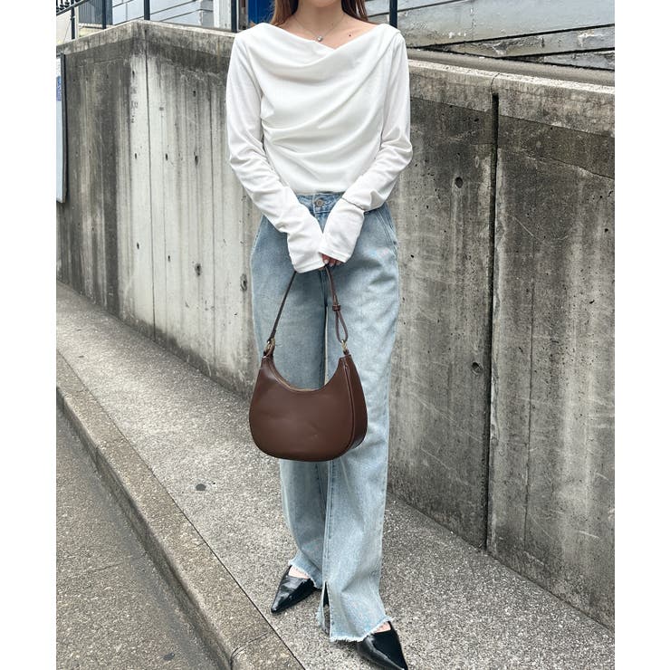 ドレープオフショルリブロンＴ | RANAN | 詳細画像39 