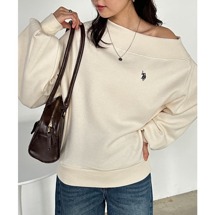 オフホワイト | ＜Ｕ．Ｓ．Ｐ＞ワンショルスウェット | RANAN