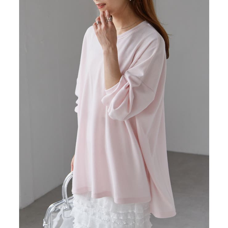 ピンク | オーバーサイズスウェットＴ | RANAN