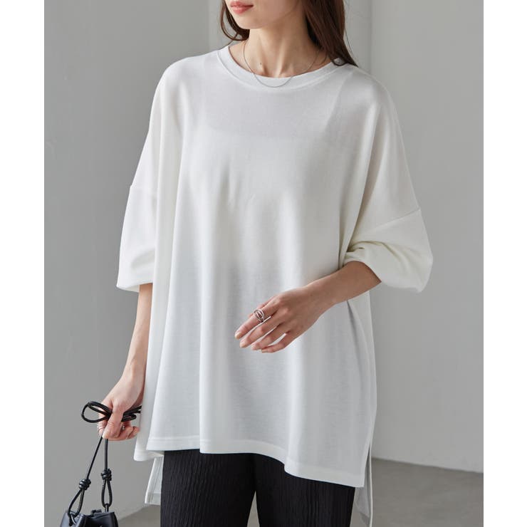 ホワイト | オーバーサイズスウェットＴ | RANAN