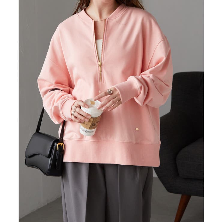 フロントハーフジップスウェット | RANAN | 詳細画像17 