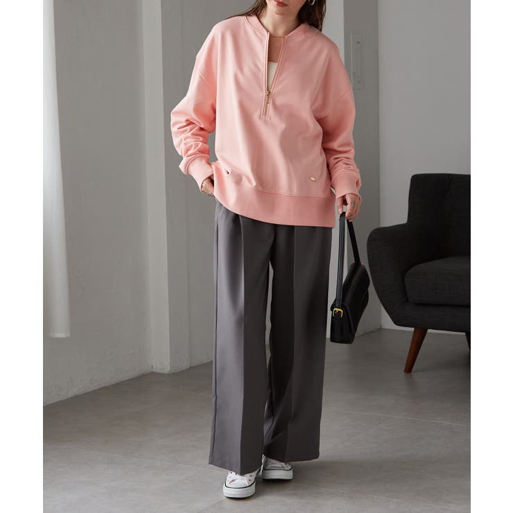 フロントハーフジップスウェット | RANAN | 詳細画像24 