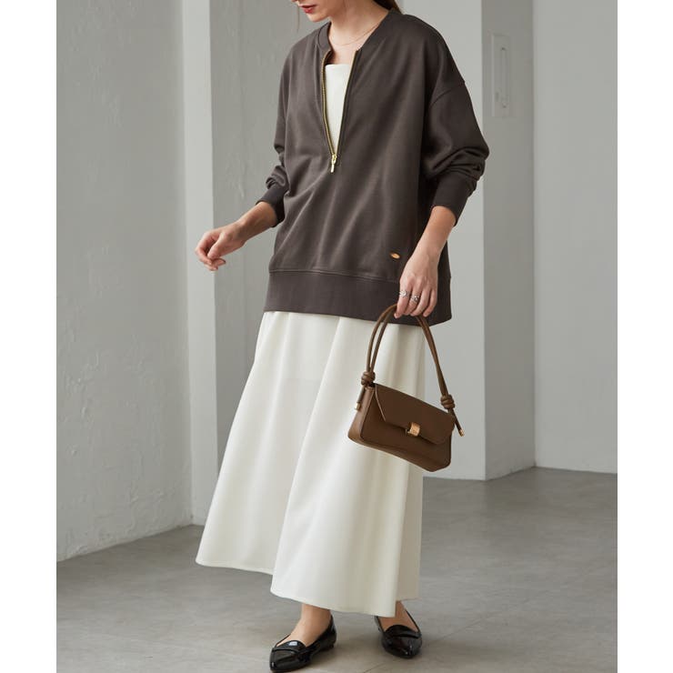 フロントハーフジップスウェット | RANAN | 詳細画像4 