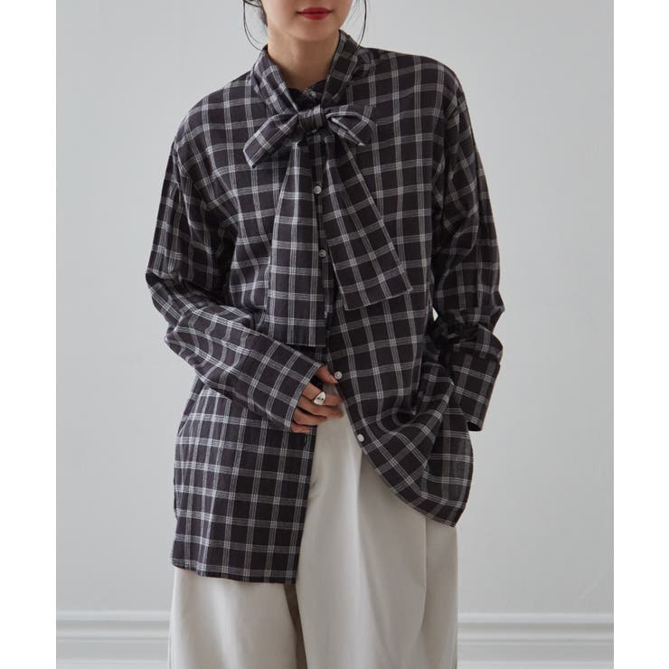 ２ｗａｙボウタイチェックシャツ | RANAN | 詳細画像12 