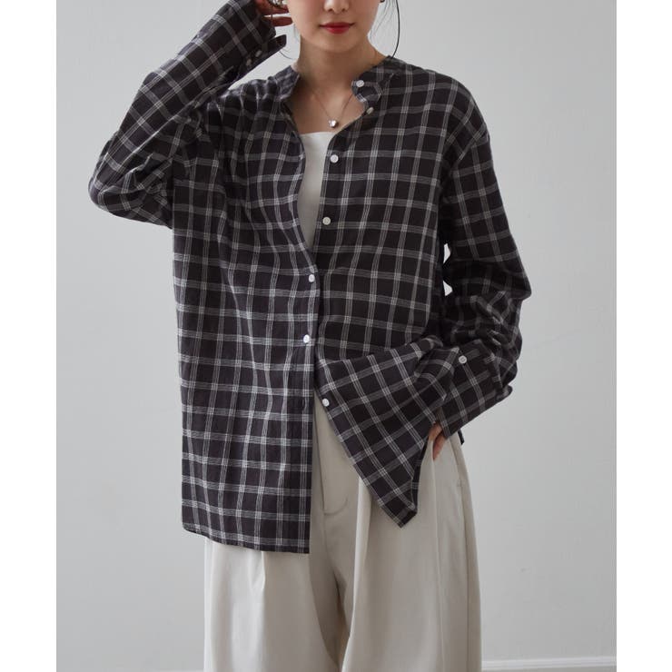 ２ｗａｙボウタイチェックシャツ | RANAN | 詳細画像13 