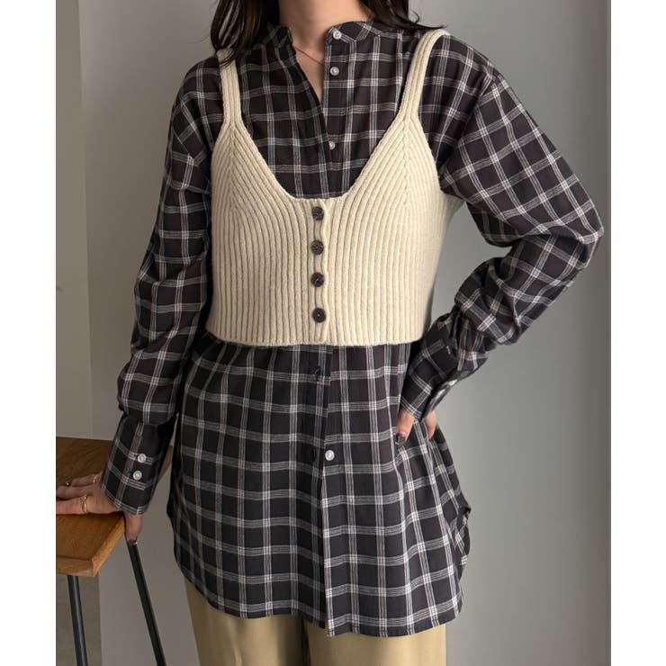 ２ｗａｙボウタイチェックシャツ | RANAN | 詳細画像16 