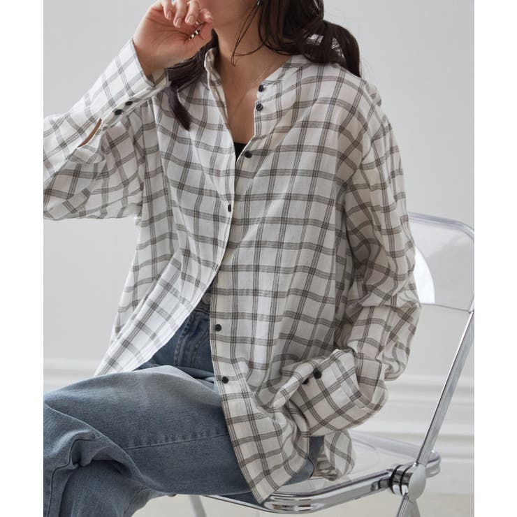 ２ｗａｙボウタイチェックシャツ | RANAN | 詳細画像2 