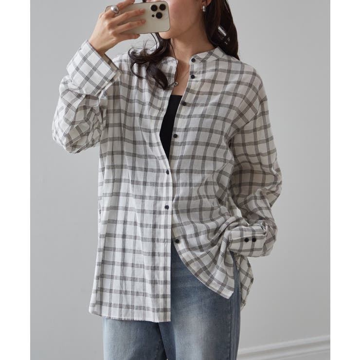 ２ｗａｙボウタイチェックシャツ | RANAN | 詳細画像3 