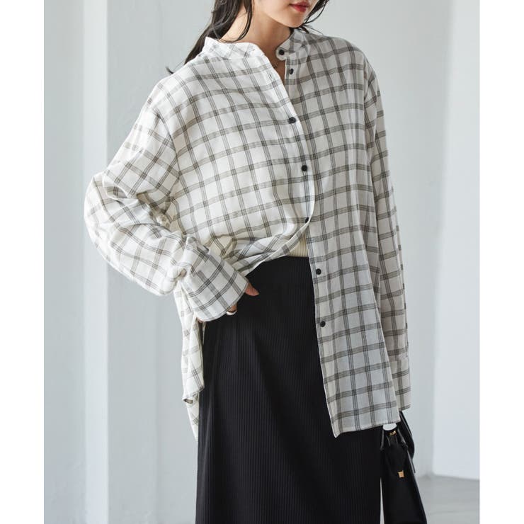 ２ｗａｙボウタイチェックシャツ | RANAN | 詳細画像5 