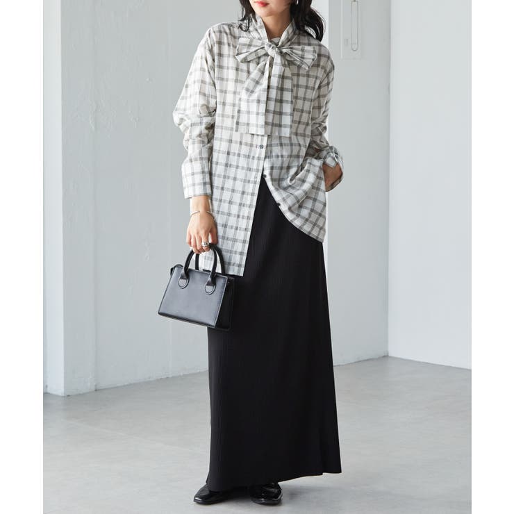 ２ｗａｙボウタイチェックシャツ | RANAN | 詳細画像7 