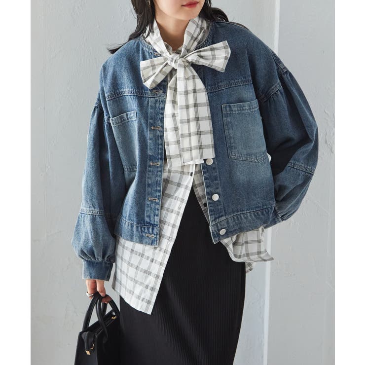 ２ｗａｙボウタイチェックシャツ | RANAN | 詳細画像9 