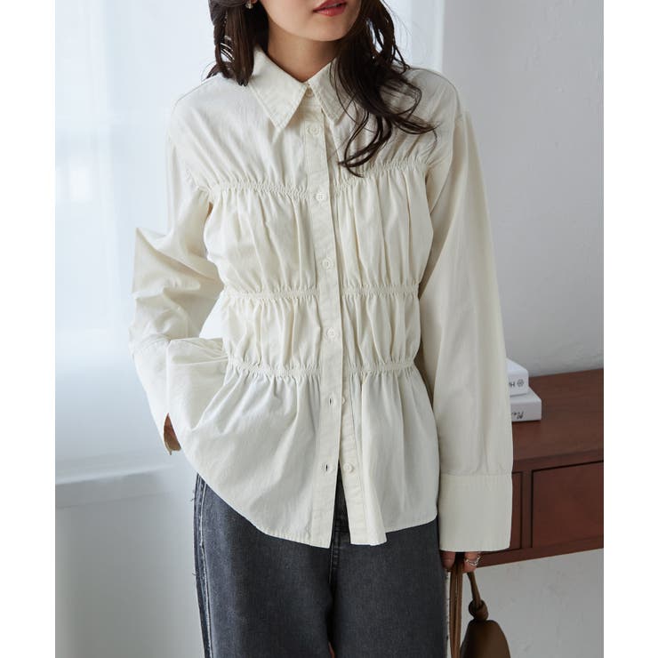 ライトデニムシャーリングデザインシャツ | RANAN | 詳細画像12 