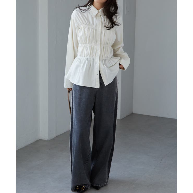 ライトデニムシャーリングデザインシャツ | RANAN | 詳細画像15 