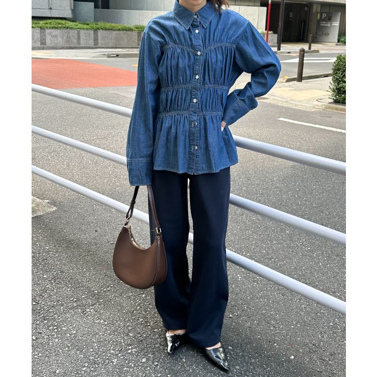 ライトデニムシャーリングデザインシャツ | RANAN | 詳細画像20 