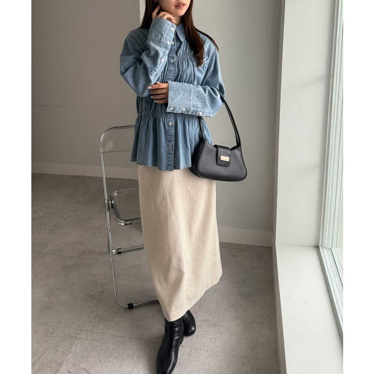 ライトデニムシャーリングデザインシャツ | RANAN | 詳細画像29 