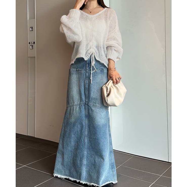 モヘアライク２ＷＡＹギャザーニット | RANAN | 詳細画像14 