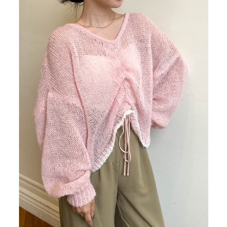 モヘアライク２ＷＡＹギャザーニット | RANAN | 詳細画像20 