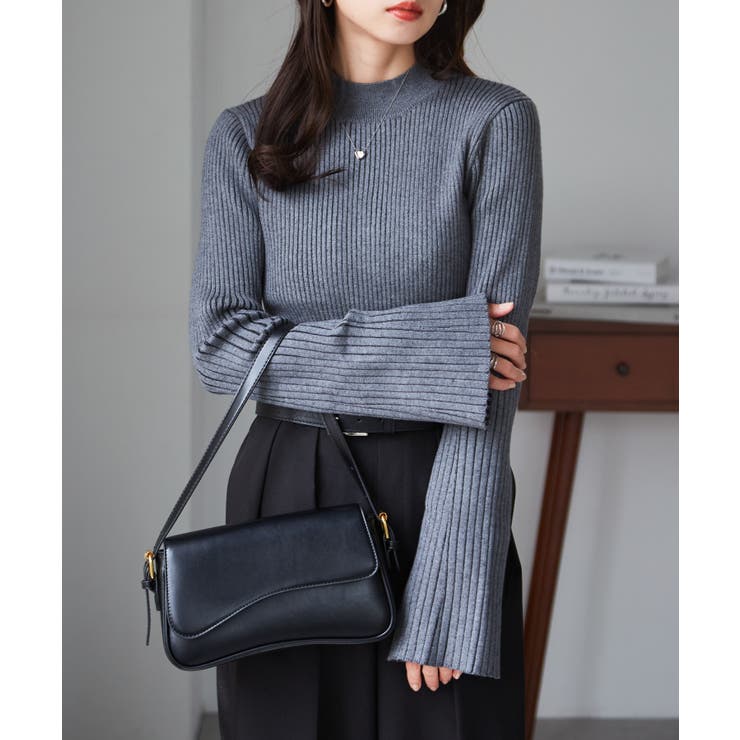 フレアースリーブニュアンスカラーニット | RANAN | 詳細画像11 