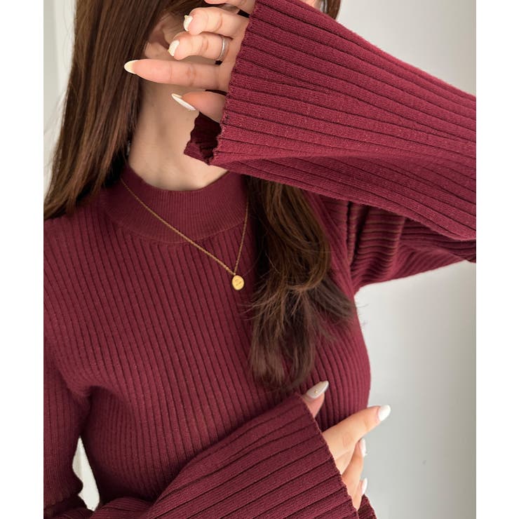 フレアースリーブニュアンスカラーニット | RANAN | 詳細画像16 