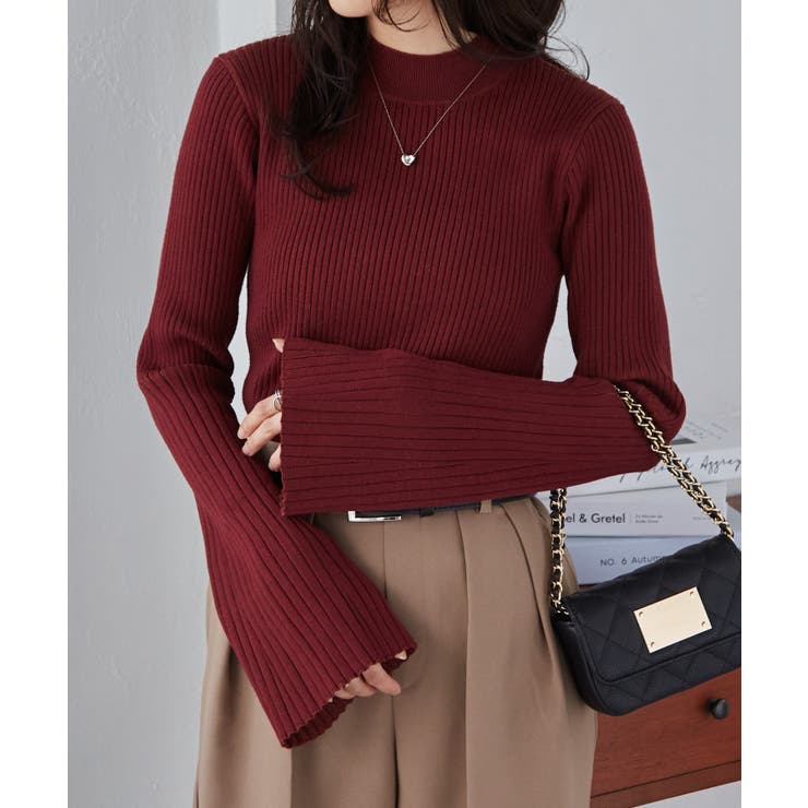 フレアースリーブニュアンスカラーニット | RANAN | 詳細画像19 